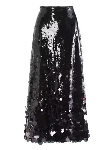 تنورة Sequined Black skirt