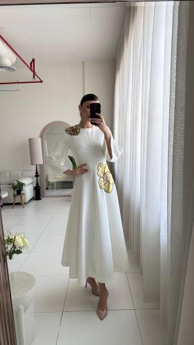 Luna Gold Dress
