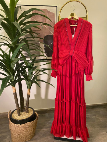 فستان شيفون راقي