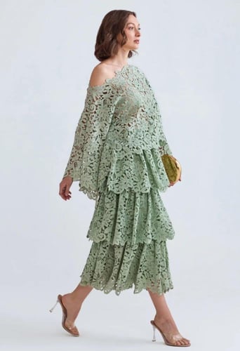 LAYERED TOP AND SKIRT