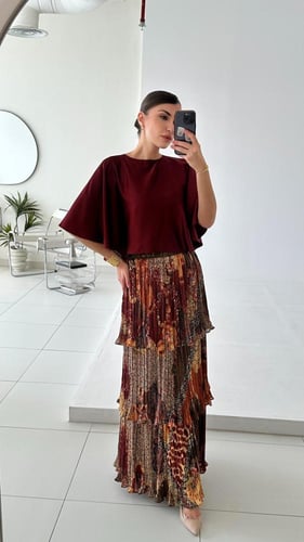 تنورة Layer Maxi Skirt