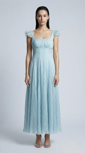 Baby blue dress