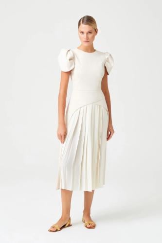 Off white puffy Dress