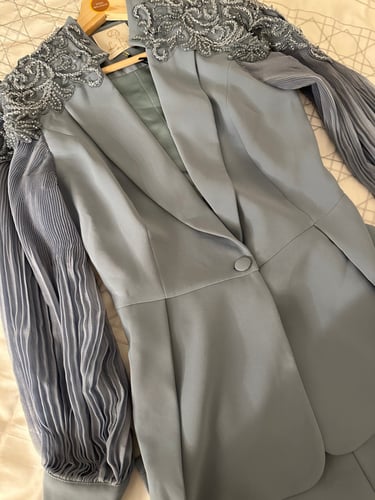 طقم قطعتين سماوي