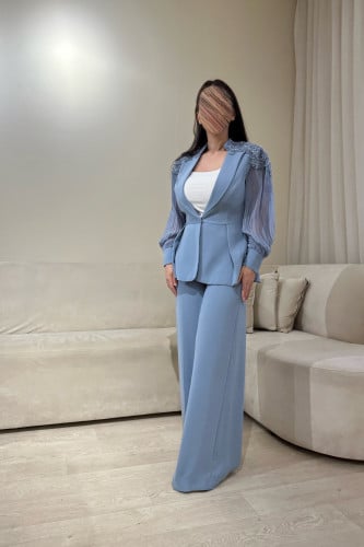 طقم قطعتين سماوي