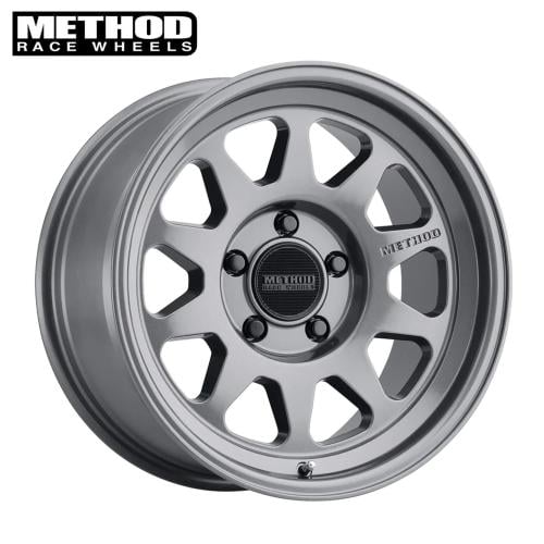جنط Method MR316 مقاس 17x8.5 – تيتانيوم لامع (لـ L...