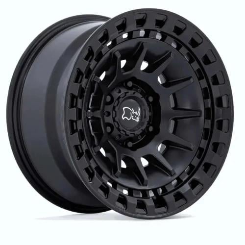 جنط بلاك راينو باراج مقاس 18 - أسود مطفي (Black Rh...
