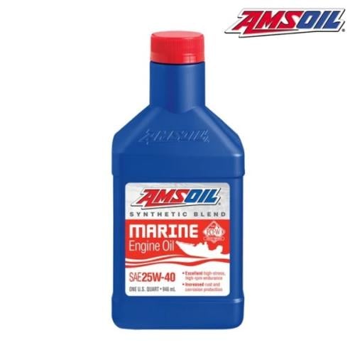 زيت محركات بحرية أمزويل 25W-40 نصف تخليقي (AMSOIL...