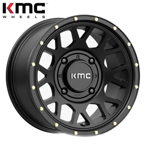 جنط كيه إم سي (KMC) مقاس 17 - أسود مطفي (Matte Bla...