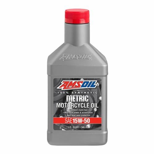زيت دراجات نارية AMSOIL 15W-50 تخليقي - الأداء الف...