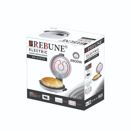 ريبون خبازة كهربائية منزلية 45 سم - 2600 واط - أبي...
