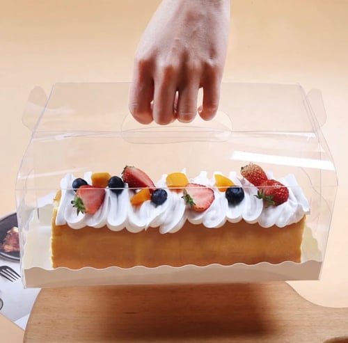 مغلف 10 بوكسات شفافه مقاس 28*10*11