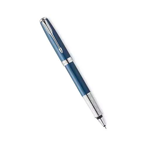 قلم باركر سونيت اكزيكتيف ازرق كاستم شيزلد حبر