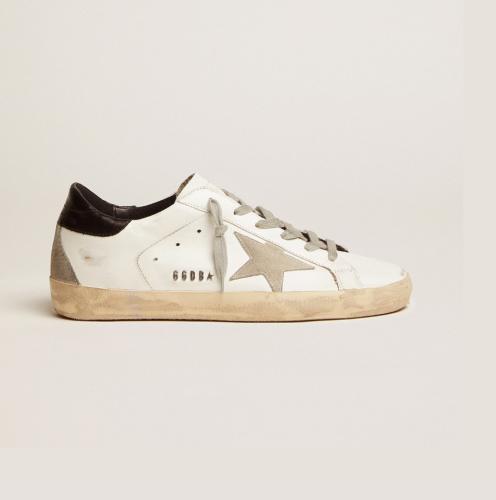 Women's Super-Star with black heel tab and metal s...