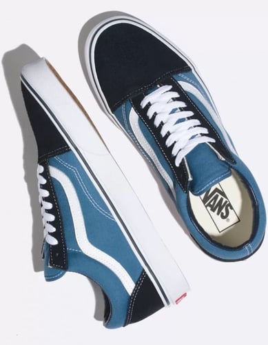VANS Unisex Old Skool Authentic Shoe - Navy