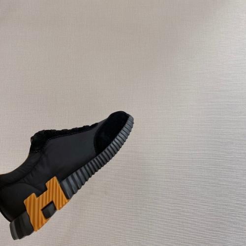 HMS shoes with H dark orange