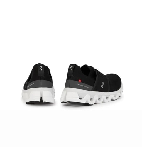 On Cloudswift Panelled Mesh Sneakers - Black