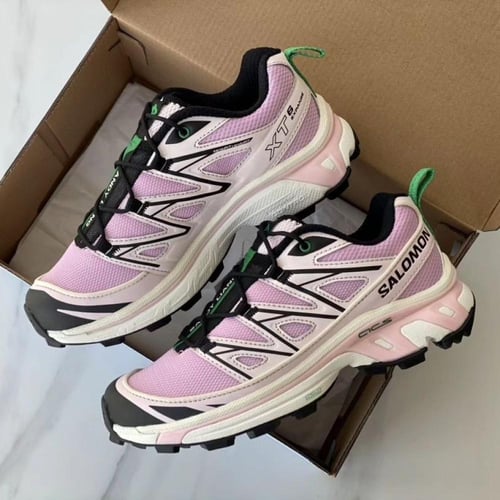 Salomon x sandy liang pink/jolly green / black