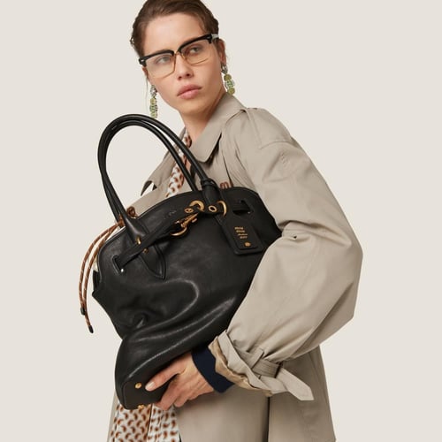 Miu miu Aventure nappa leather bag