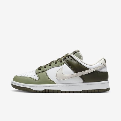 Nike dunk low “white /oil green