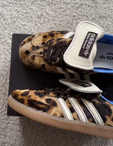 WALES BONNER SAMBA PONY LEO LOW TRAINERS