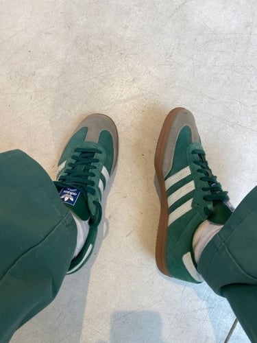 green adidas samba
