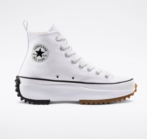 Converse run star hike high top white