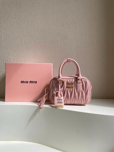 Miu Miu Arcadie Matelassé Nappa Leather Mini-bag,...