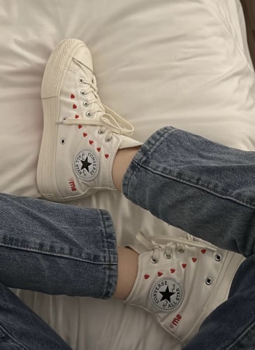 Converse Chuck Taylor All Star Lift Platform Embro...