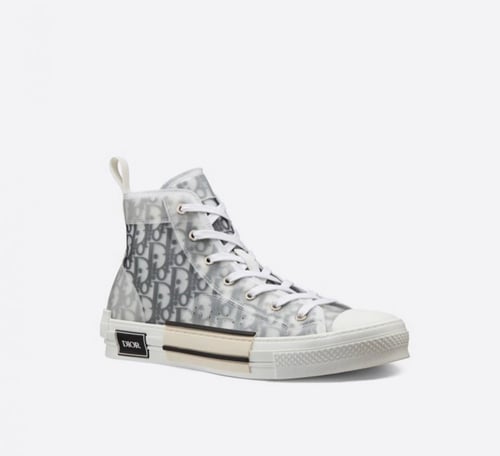 White and Black Dior Oblique Canvas