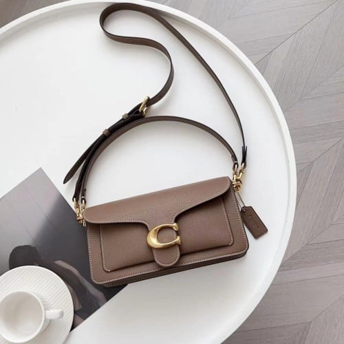 Brown coach tappy bag