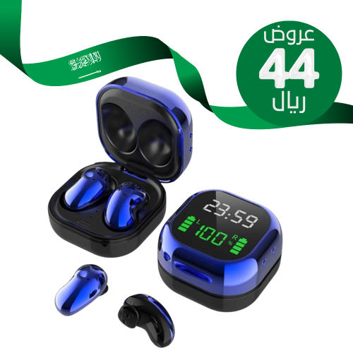 سماعات بلوتوث سماعات لاسلكية مع مايك مع عرض رقمي ل...