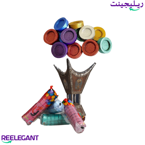 فحم ملون سريع الأشتعال 80 حبة