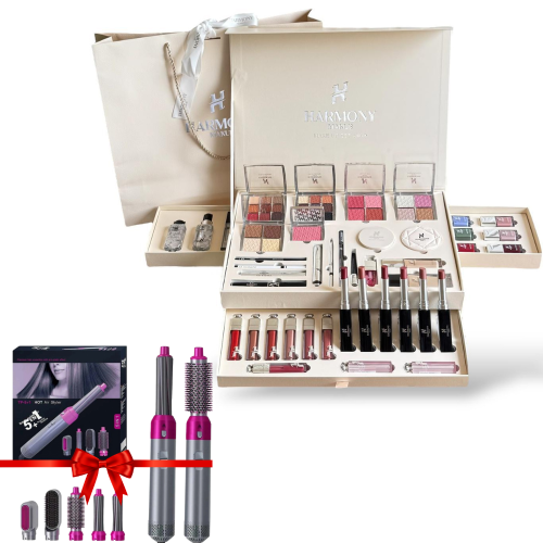 بوكس هارموني بيوتي فاخر ب 3 دروج يجمع مكياجك من ال...