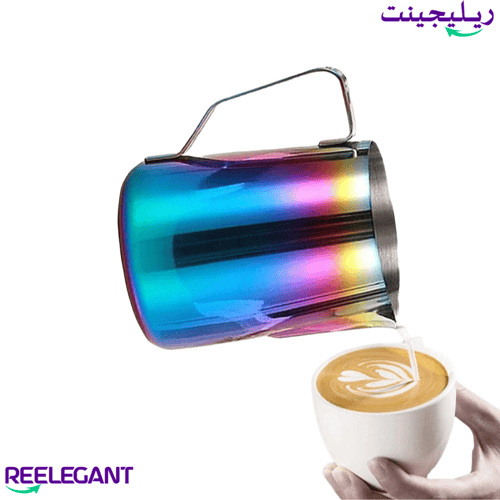 أبريق أنيق للتسخين الحليب بالبخار وصنع رغوة الحليب...