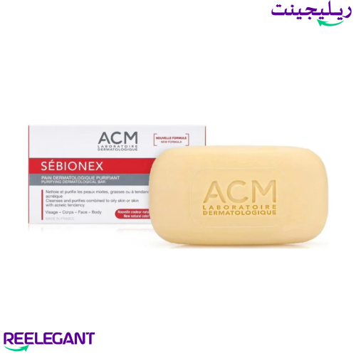 صابون منظف للبشرة الدهنية و المختلطة اي سي ام 100...