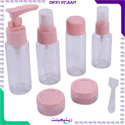 مجموعة علب لتعبيئة الكريمات والشامبو للسفر والحقيب...