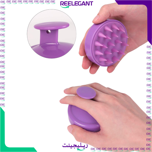 فرشة مساج للشعر عند غسل الشعر او قبل وضع الزيت بال...