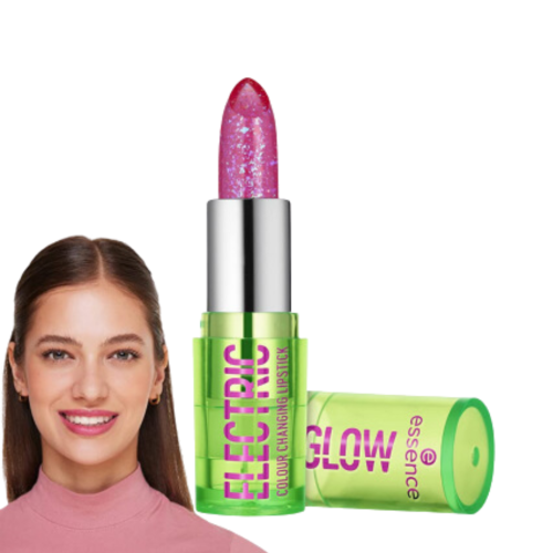 احمر شفاه اليكتريك جلو يتغير لونه من اسينس بوزن 3....