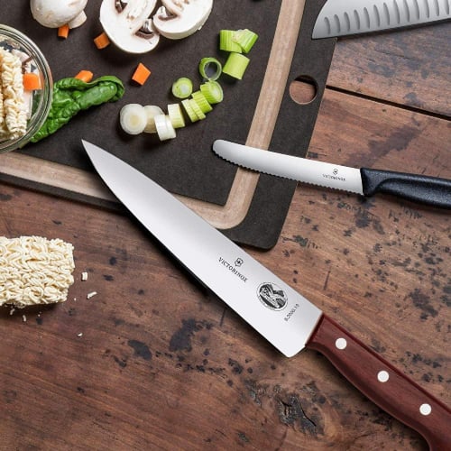 سكين جزار مطبخ يد خشب سويسري