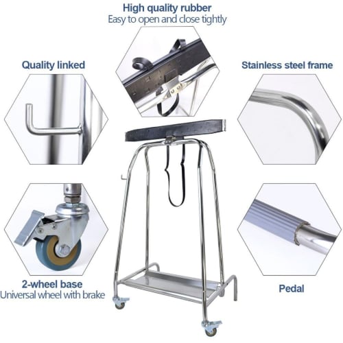 حامل كيس نفايات متنقل