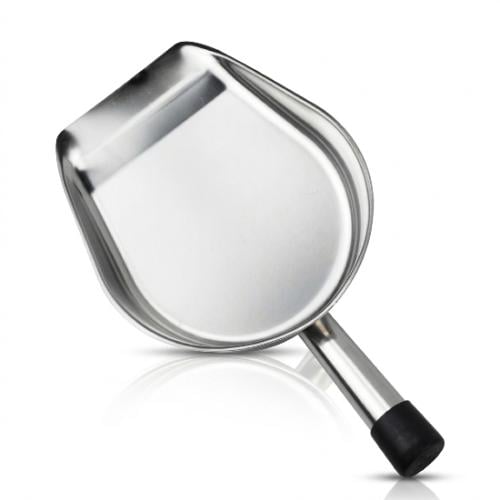 مغرفة دقيق وحبوب ستانلس ستيل كبيرة