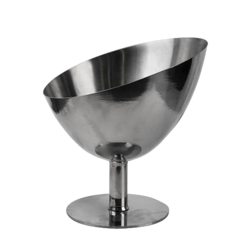 زبدية بوفية تقديم استيل مع قاعدة