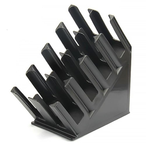 حامل اكواب ورق بلاستك اسود 8 خانات