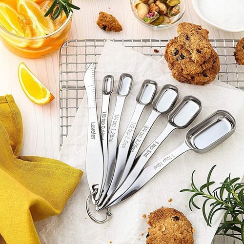 ملاعق معاير استيل 6 ملاعق