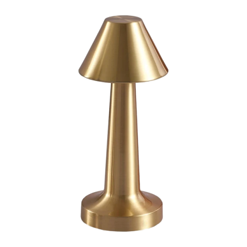 انارة باللمس طاولة ذهبي