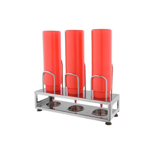 حامل قوارير صوص استيل