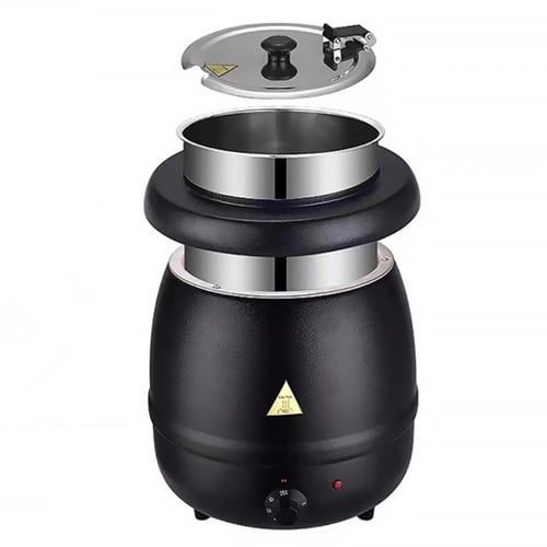 سخان شوربة كهربائي 10 لتر اسود