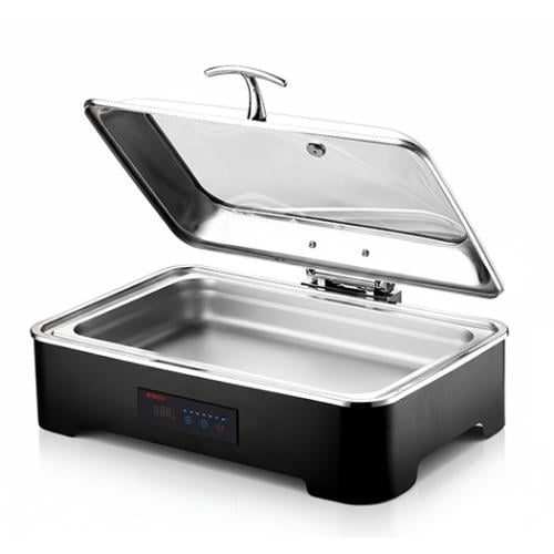 Kingo GN 1/1 Electric Chafing Dish with Hydraulic Glass Lid