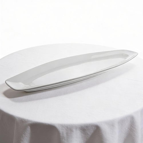 صحن بيضاوي مسطح سيراميك